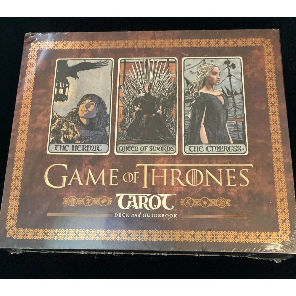 Game of Thrones Tarot Deck & Guidebook Liz Dean 2018 Flash Cards New Sealed